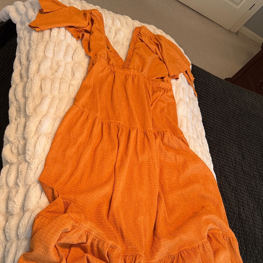 Orange Maxi Dress